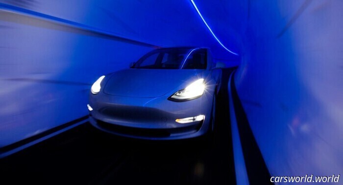 Elon Musk's 'Wormhole' Tunnel Aims to Transport 20,000 Individuals Every Hour in Dubai | Carscoops